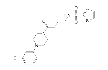 2-thiophenesulfonamide, N-[4-[4-(5-chloro-2-methylphenyl)-1-piperazinyl]-4-oxobutyl]-