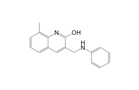 3-(anilinomethyl)-8-methyl-2-quinolinol