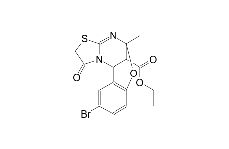 ethyl 9-bromo-5-methyl-1-oxo-1,2,5,11-tetrahydro-5,11-methanobenzo[g]thiazolo[2,3-d][1,3,5]oxadiazocine-13-carboxylate