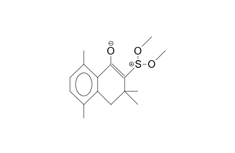 3,4-Dihydro-3,3,5,8-tetramethyl-2-dimethoxido-thioxo-1-(2H)naphthalenone