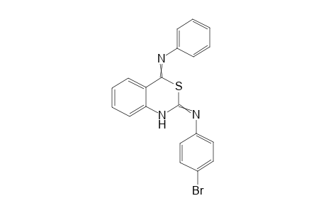 4-Bromo-(N-4-(phenylimino)-1H-benzo[d][1,3]thiazine-2(4H)-ylidene)aniline