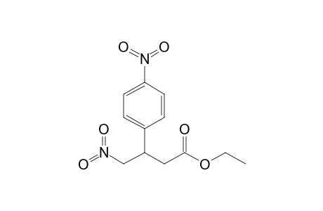 Ethyl 3-(4-nitrophenyl)-4-nitrobutanoate