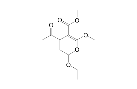 Methyl-4-acetyl-2-ethoxy-6-methoxy-3,3-dihydro-2H-pyran-5-carboxylate