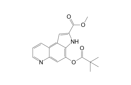 4-(2,2-dimethyl-1-oxopropoxy)-3H-pyrrolo[3,2-f]quinoline-2-carboxylic acid methyl ester