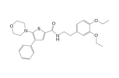 2-thiophenecarboxamide, N-[2-(3,4-diethoxyphenyl)ethyl]-5-(4-morpholinyl)-4-phenyl-