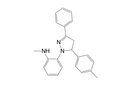 N-methyl-2-(3-phenyl-5-p-methylphenyl-4,5-dihydropyrazolyl)aniline