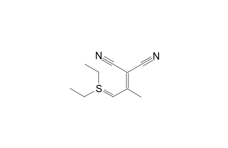 1,1-Dicyano-2-methyl-3-[diethylsulfanyl]-propen-1-ide