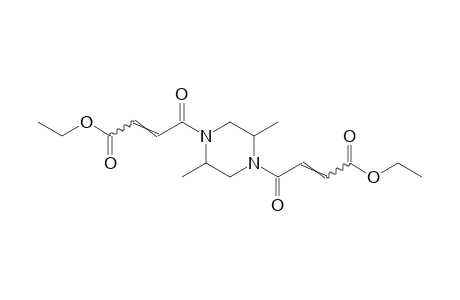 3,3'-[(2,5-dimethyl-1,4-piperazinediyl)dicarbonyl]diacrylic acid, diethyl ester