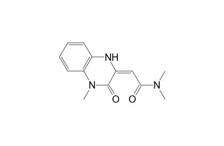 2-Dimethylcarbamoylmethelene-4-methyl-3-oxo-1,2,3,4-tetrahydro-quinoxaline