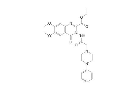 Ethyl 6,7-dimethoxy-4-oxo-3-[2-(4-phenylpiperazin-1-yl)acetamido]-3,4-dihydroquinazoline-2-carboxylate