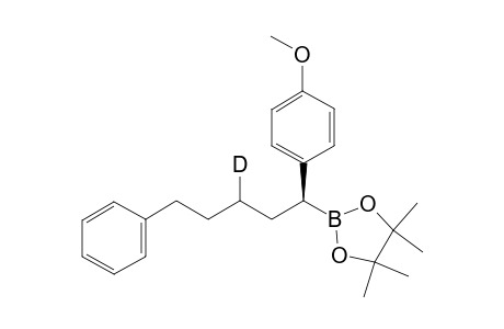 2-[(1S)-3-deuterio-1-(4-methoxyphenyl)-5-phenyl-pentyl]-4,4,5,5-tetramethyl-1,3,2-dioxaborolane