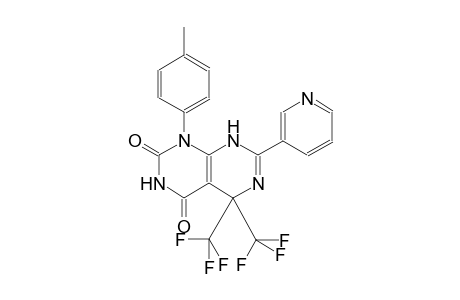 1-(4-methylphenyl)-7-(3-pyridinyl)-5,5-bis(trifluoromethyl)-5,8-dihydropyrimido[4,5-d]pyrimidine-2,4(1H,3H)-dione