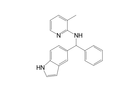 N-[(1H-Indol-5-yl)(phenyl)methyl]-3-methylpyridin-2-amine