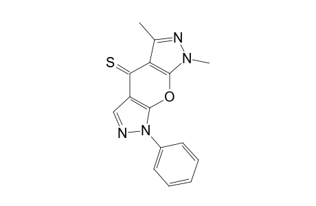 1,3-DIMETHYL-7-PHENYL-1H-PYRANO-[2,3-C:6,5-C]-DIPYRAZOL-4(7H)-THIONE