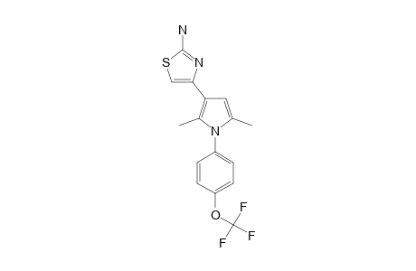 4-[2,5-DIMETHYL-1-(4-TRIFLUOROMETHOXYPHENYL)-1H-PYRROL-3-YL]-THIAZOL-2-YLAMINE