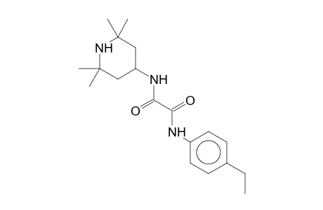 N-(4-Ethylphenyl)-N'-(2,2,6,6-tetramethyl-4-piperidyl)oxamide