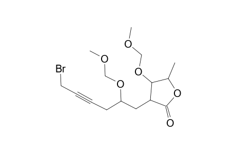 3-[6'-Bromo-2'-(methoxymethoxy)-4'-hexynyl]-4-(methoxymethoxy)-5-methyldihydrofuran-2(3H,4H,5H)-one