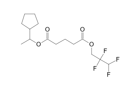 Glutaric acid, 1-cyclopentylethyl 2,2,3,3-tetrafluoropropyl ester