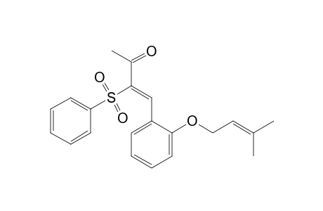 4-[2'-(3''-Methyl-2''-butenyloxy)phenyl]-3-(phenylsulfonyl)-3-buten-2-one