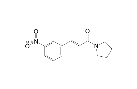 (E)-3-(3-Nitrophenyl)-1-(pyrrolidin-1-yl)prop-2-en-1-one