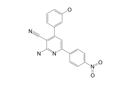 2-AMINO-4-(3-HYDROXYPHENYL)-6-(4-NITROPHENYL)-NICOTINONITRILE