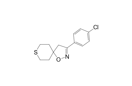 3-(4-CHLOROPHENYL-1-OXA-8-THIA-2-AZASPIRO-[4.5]-DEC-2-ENE