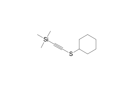 2-(cyclohexylthio)ethynyl-trimethyl-silane