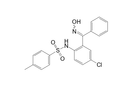 2'-benzoyl-4'-chloro-p-toluenesulfonanilide, oxime
