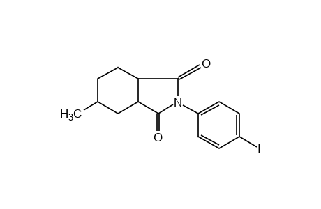 N-(p-iodophenyl)-4-methyl-1,2-cyclohexanedicarboximide