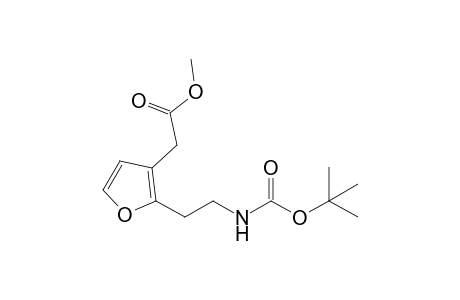 Methyl {2-[(tert-Butoxycarbonyl)amino]ethyl}furan-3-acetate