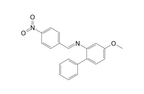N-(4-Nitrobenzylidene)-4-methoxy-1,1-biphenyl-2-amine