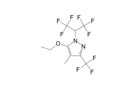 5-ETHOXY-4-METHYL-3-TRIFLUOROMETHYL-1-[2,2,2-TRIFLUORO-1-TRIFLUOROMETHYL-ETHYL]-PYRAZOL