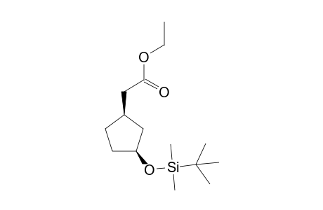 Ethyl (1R*,2R*/S*)-3-[[(tert-Butyldimethylsilyl)oxy]cyclopentaneacetate