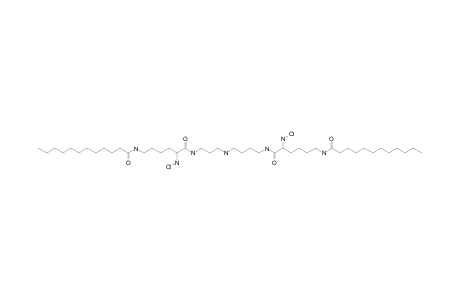 N-(EPSILON),N-(OMEGA)-BIS-(N-(EPSILON)-LAUROYL-LYSINE)-ALPHA,OMEGA-SPERMIDINDIAMIDE;C7NH(LK)2