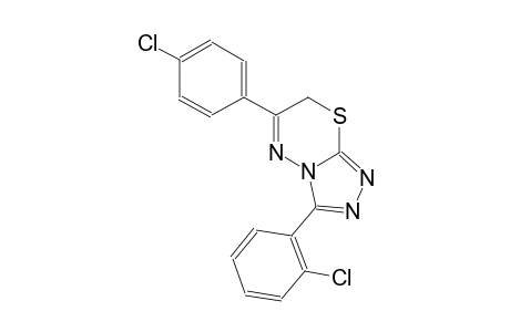 3-(2-chlorophenyl)-6-(4-chlorophenyl)-7H-[1,2,4]triazolo[3,4-b][1,3,4]thiadiazine
