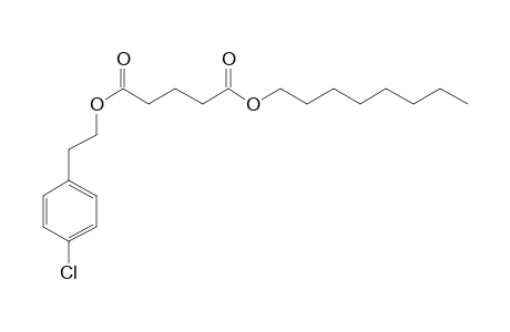 Glutaric acid, 2-(4-chlorophenyl)ethyl octyl ester