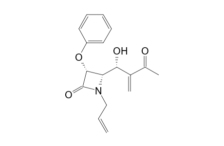 (3R,4S)-4-[(R)-1-Hydroxy-2-methylidene-3-oxobutyl]-3-phenoxy-1-(2-propenyl)-2-azetidinone