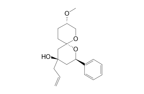 (2R,4R,6S,9S)-4-Allyl-9-methoxy-2-phenyl-1,7-dioxaspiro[5.5]undecan-4-ol