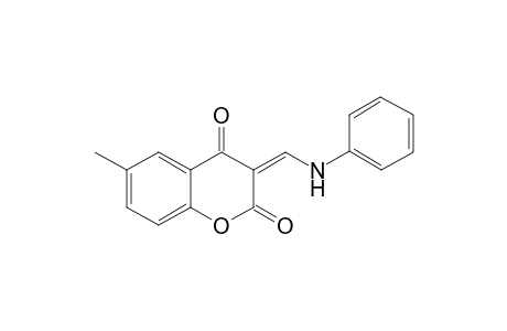 6-Methyl-3-(phenyliminomethylene)chroman-2,4-dione