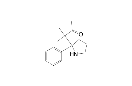 3-Methyl-3-(2-phenyl-2-pyrrolidinyl)-2-butanone