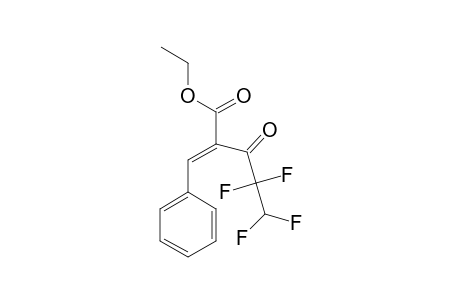 E-ETHYL-2-BENZYLIDENE-3-OXO-4,4,5,5-TETRAFLUOROPENTANOATE;MAJOR_ISOMER