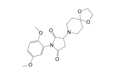 2,5-pyrrolidinedione, 1-(2,5-dimethoxyphenyl)-3-(1,4-dioxa-8-azaspiro[4.5]dec-8-yl)-