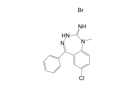 5-Phenyl-7-chloro-1-methyl-2-imino-1,3-dihydro-2H-1,3,4-benzotriazepine Hydrobromide
