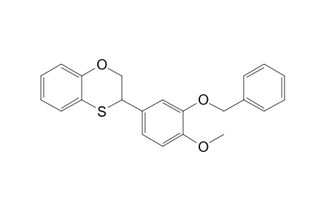 3-(3-benzoxy-4-methoxy-phenyl)-2,3-dihydro-1,4-benzoxathiin