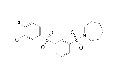 1-({3-[(3,4-Dichlorophenyl)sulfonyl]phenyl}sulfonyl)azepane