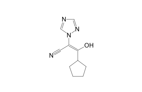 1H-1,2,4-Triazole-1-acetonitrile, alpha-(cyclopentylhydroxymethylene)-