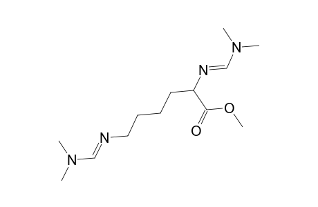 Methyl 6-([(E)-(dimethylamino)methylidene]amino)-2-([(Z)-(dimethylamino)methylidene]amino)hexanoate