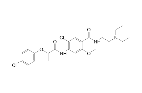 6'-chloro-2-(p-chlorophenoxy)-4'-{[2-(diethylamino)ethyl]carbamoyl]-m-propionanisidide