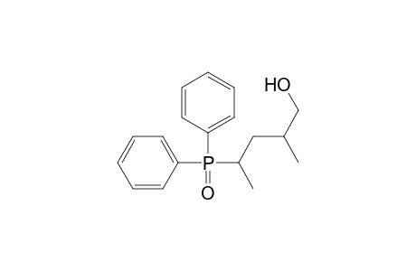 4-Diphenylphosphoryl-2-methylpentan-1-ol