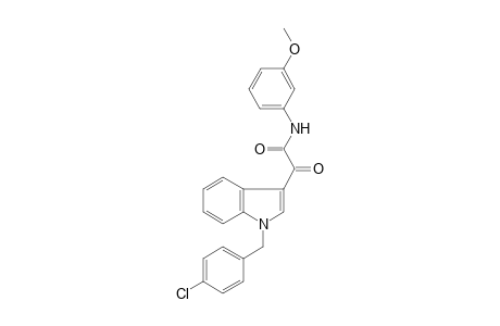 1H-Indole-3-acetamide, 1-[(4-chlorophenyl)methyl]-N-(3-methoxyphenyl)-.alpha.-oxo-
